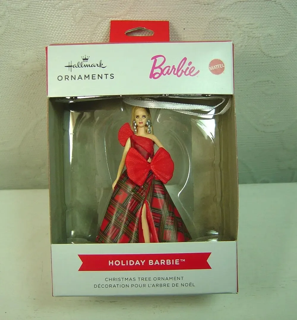 HALLMARK ORNAMENT-HOLIDAY BARBIE-2024